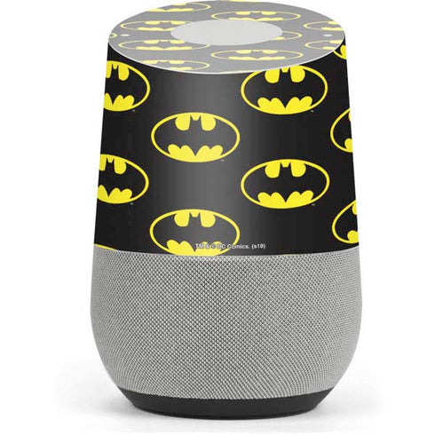 DC Comics Batman Logo Pattern Google Home Skin